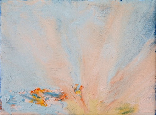 Radiant Dawn, 9" x 12", oil on linen, 2006, private collection.